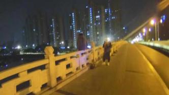 丈夫花百万元打赏女主播，妻子欲跳桥自杀被上海民警救下