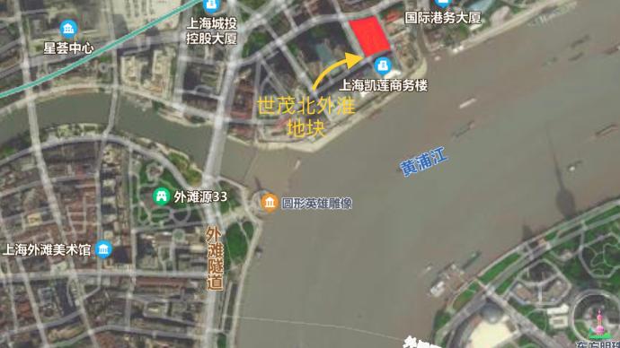 世茂7.7折卖北外滩核心区地块股权，上海300亿项目摆上货架