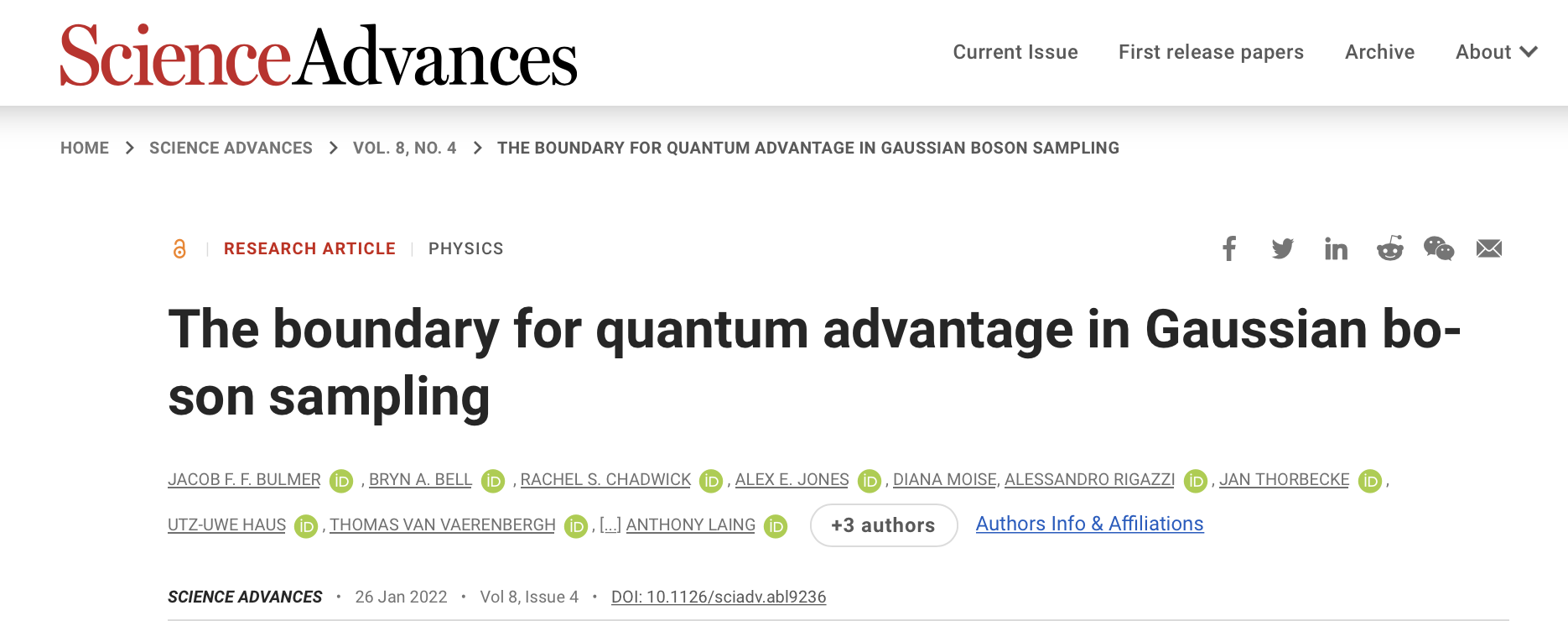 光量子计算模拟时间大幅缩短，加速十亿倍