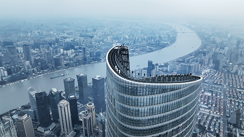 上海中心大厦景观图片