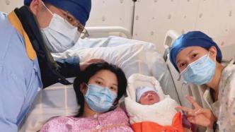 踏着零点钟声，上海四家产科医院里“虎宝宝”纷纷来报到了