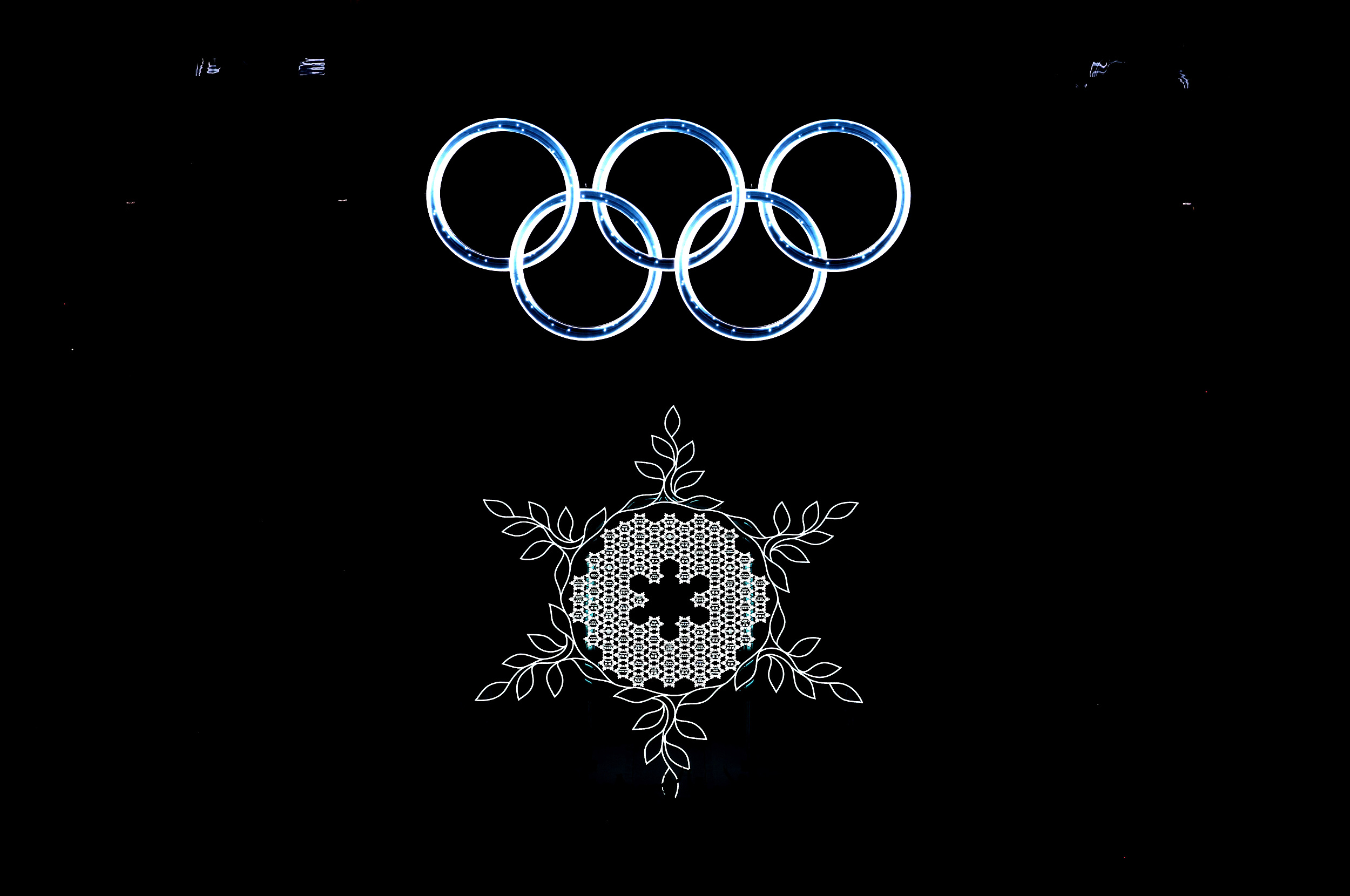 北京冬奥会雪花卡通图片