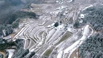 瞰见｜湖南东安：山乡梯田邂逅初雪银装