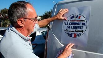 法国反疫苗“自由车队”被禁入巴黎，警方：阻碍交通或将入狱