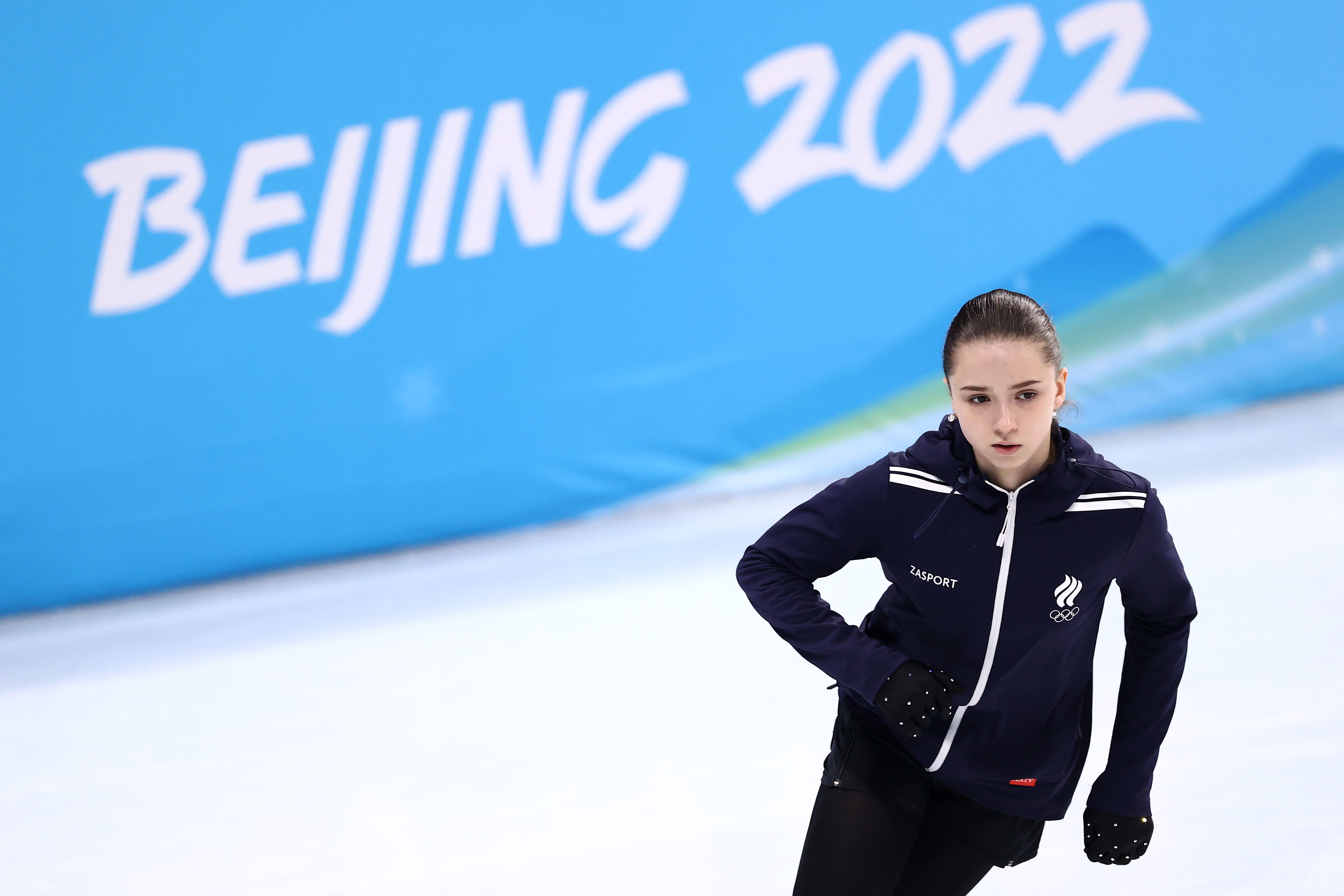 瓦利耶娃北京冬奥会图片
