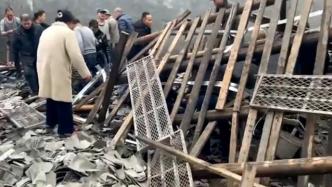 温州一民房坍塌致一人不幸身亡，逝者亲属称事发时在维修危房