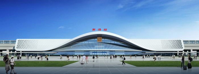 沪苏湖铁路南浔站(效果图)