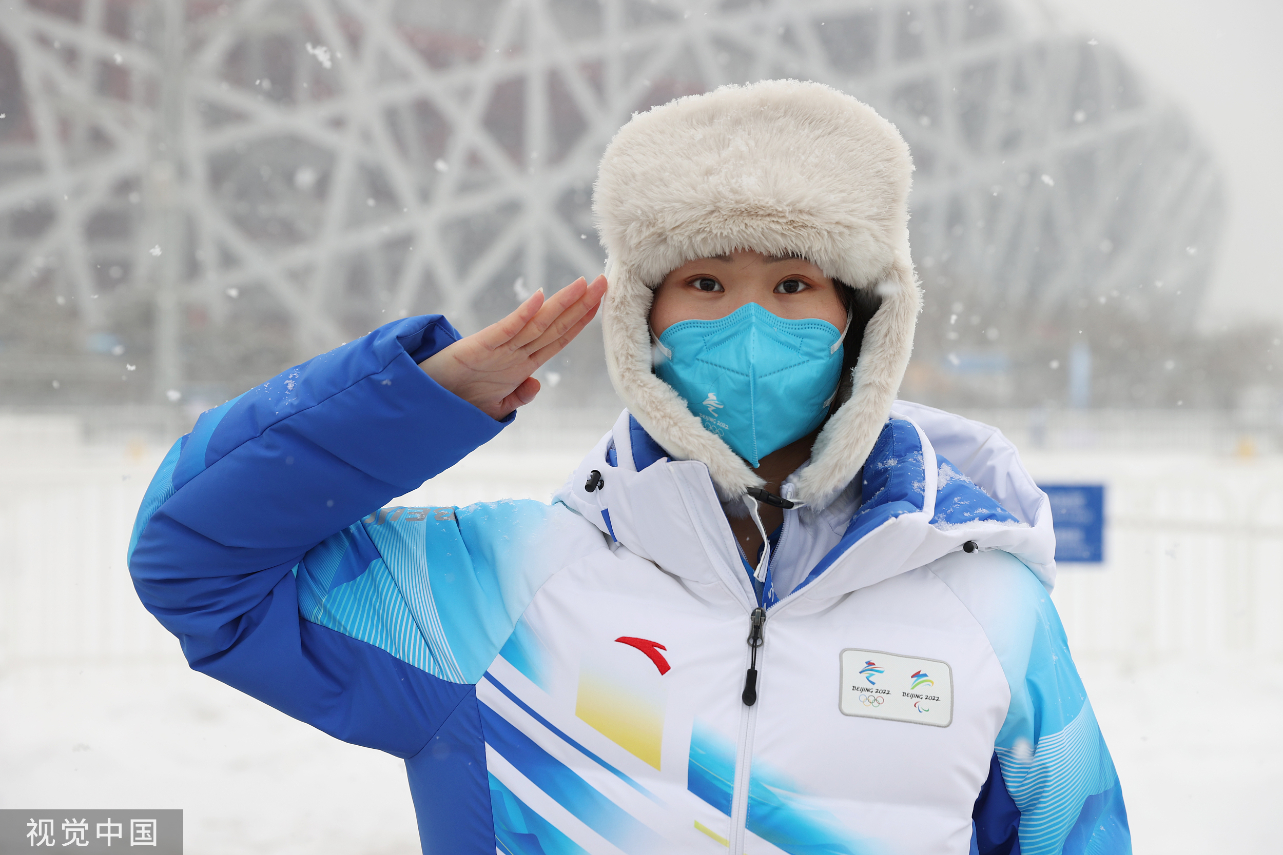 冬奥会志愿者服装图片图片