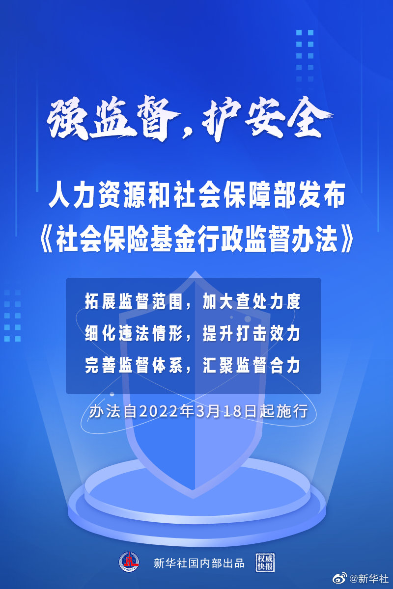 打击骗保套保！《社会保险基金行政监督办法》3月18日起施行
