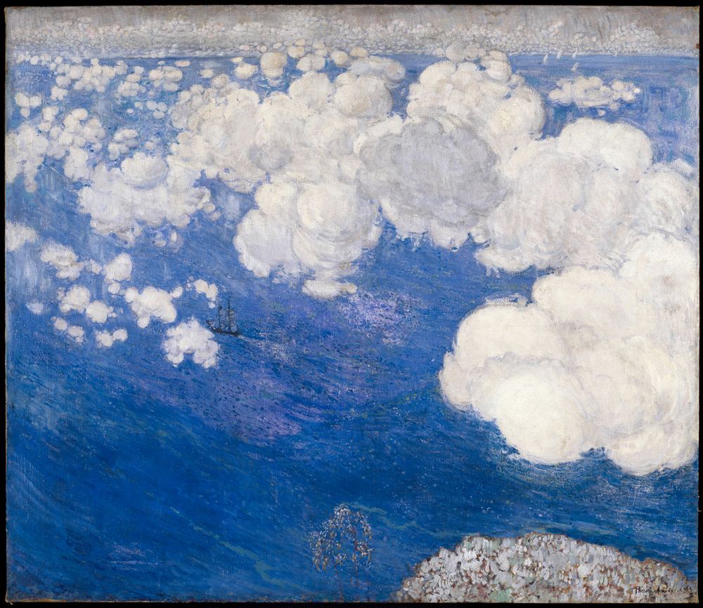 《黑海上空的云——克里米亚》（Clouds over the Black Sea — Crimea），Boris Anisfeld，1906年，布面油画