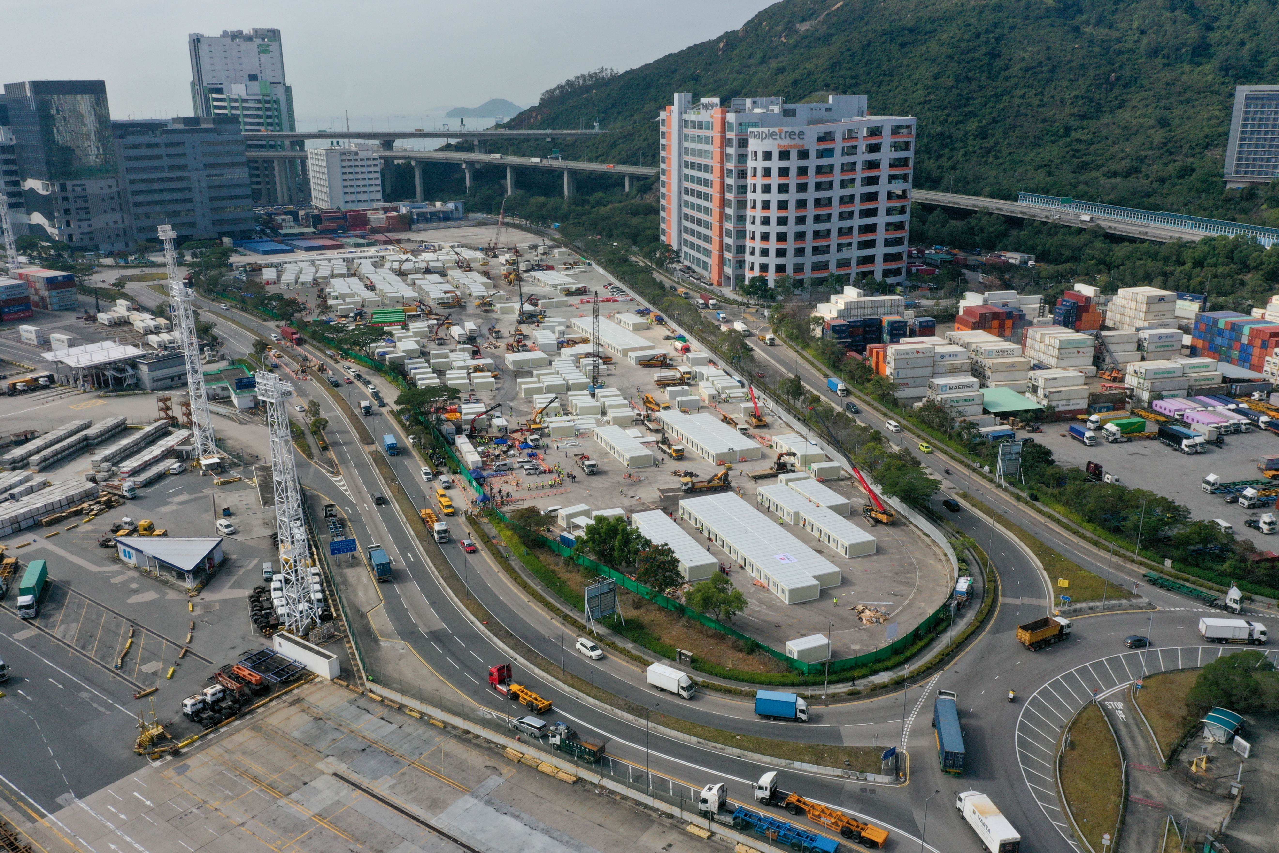 图集|香港青衣方舱医院这一周