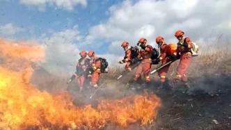 风干物燥森林火灾风险上升，迪庆森林消防贴近实战灭火演练