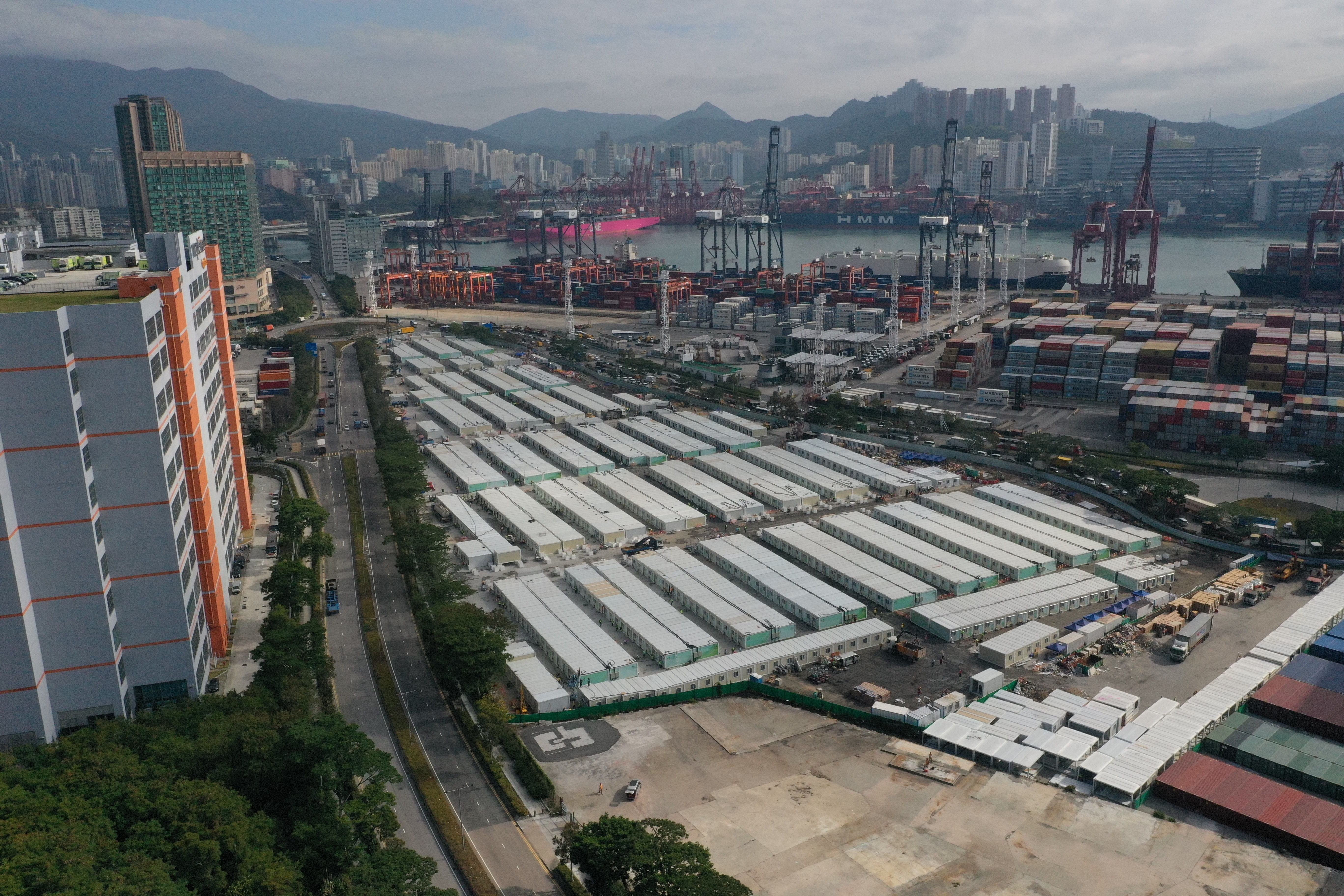 图集|香港青衣方舱医院这一周