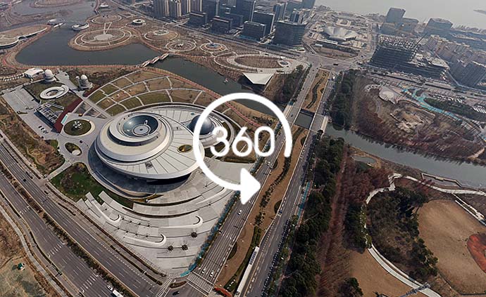 360°全景｜航拍上海自貿區臨港新片區