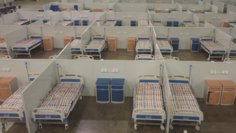 河北廊坊首座方舱医院即将投入使用，约有1100张床位
