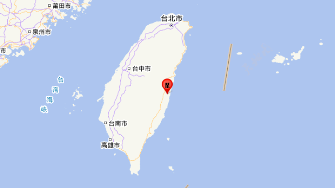 台湾花莲县发生4.1级地震