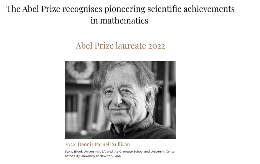 今年81岁的阿贝尔奖得主也拿过沃尔夫奖，数学三大奖获其二