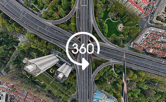 360°全景｜上海浦西今日开始封控，航拍下的外滩寂静无声