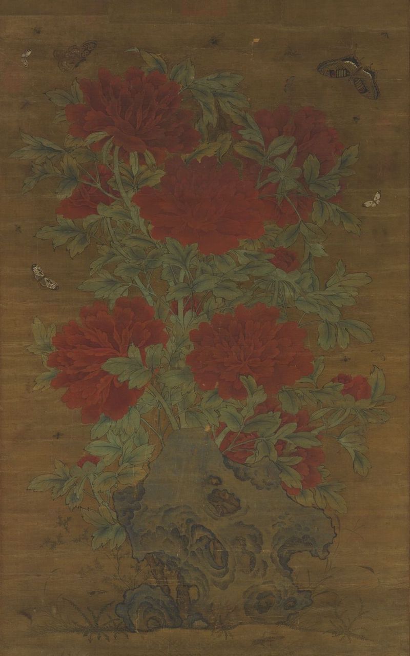 （传）宋人 《花王图》轴 台北故宫博物院藏