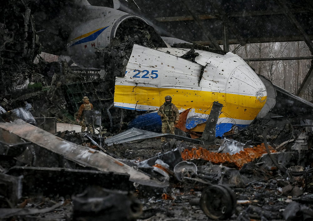 安225运输机坠毁事件图片