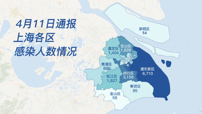 圖解｜4月11日上海本土疫情速覽