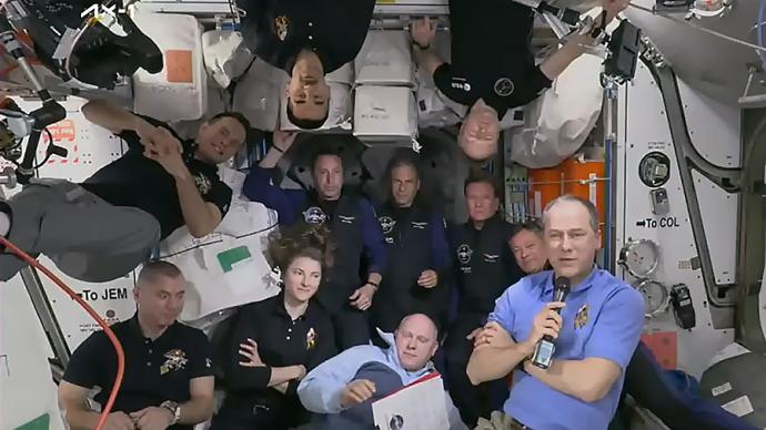 国际空间站4名宇航员本月回地球，目前空间站人数11人
