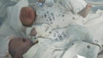 上海公卫中心新冠病房昨诞生8个宝宝，其中还有一对龙凤胎