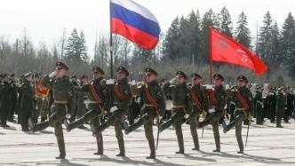 俄罗斯举行卫国战争胜利日阅兵彩排