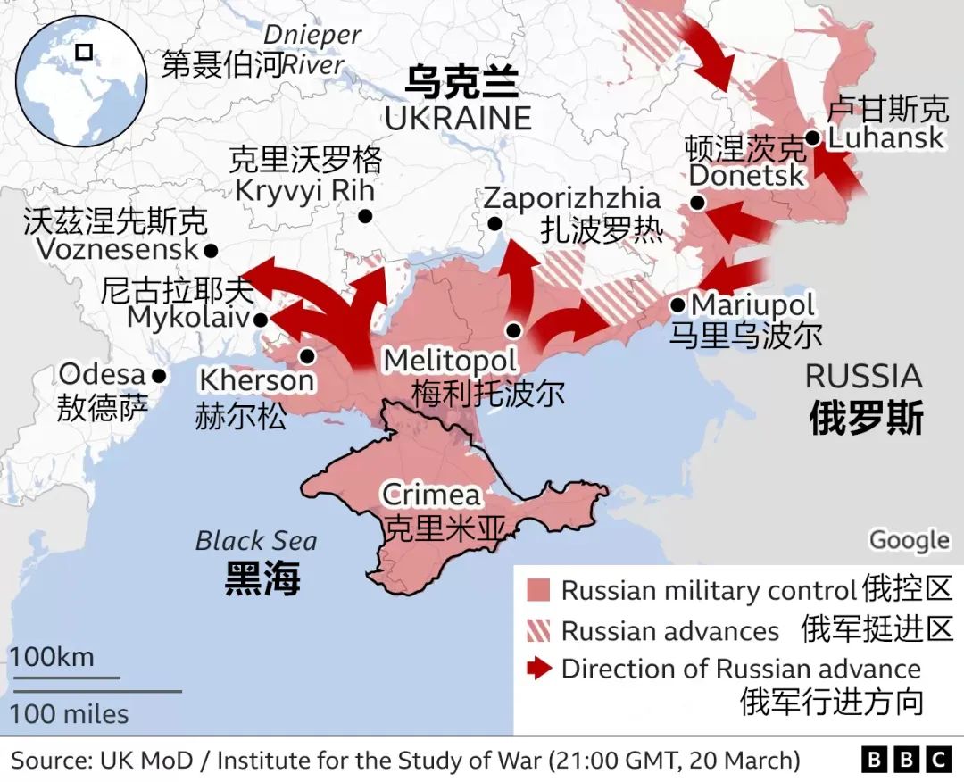 俄乌战争图解图片