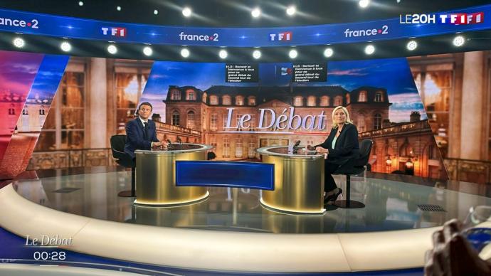馬克龍和勒龐的終極交鋒：一場事關法國未來兩條道路的對決