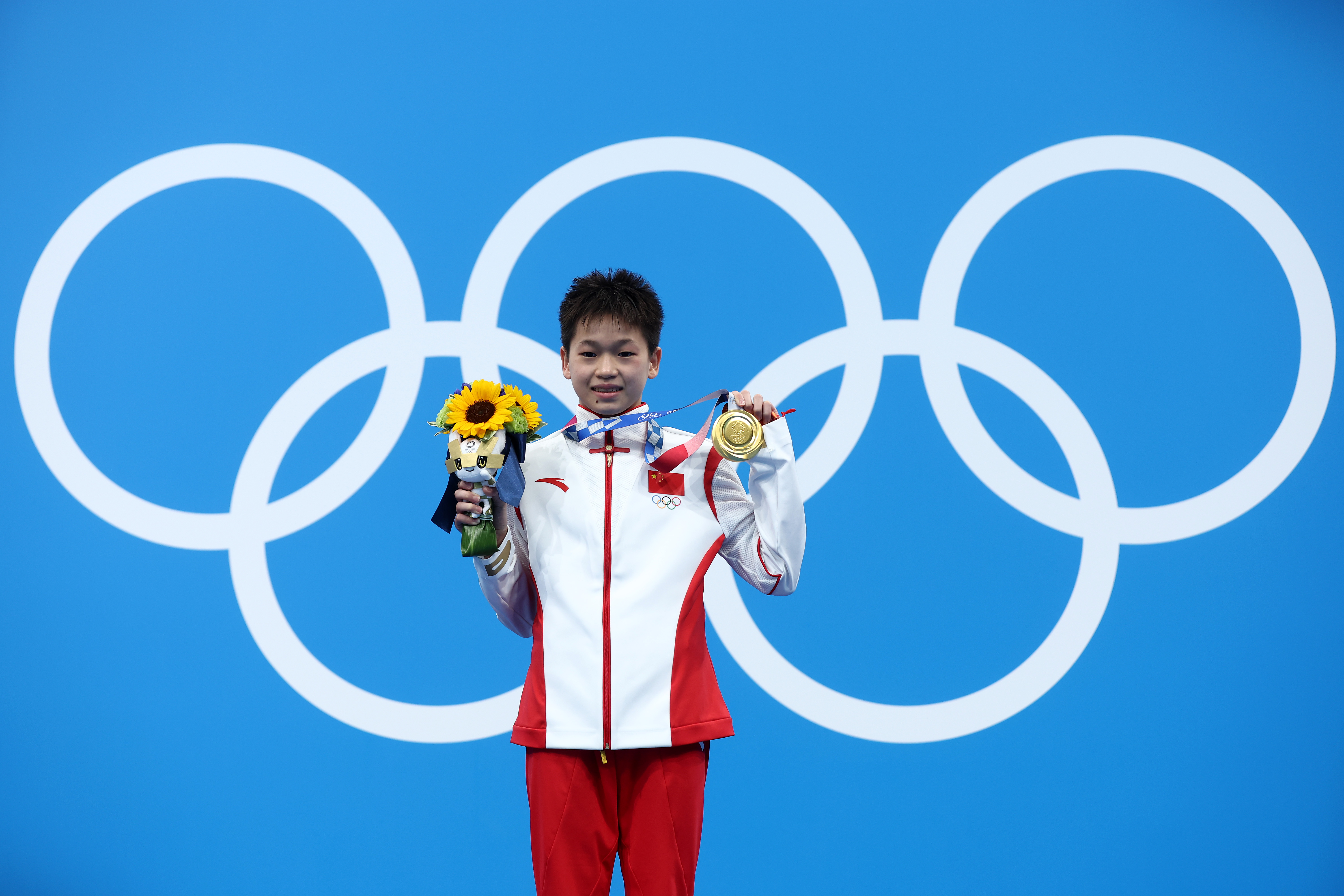 全红婵奥运金牌图片