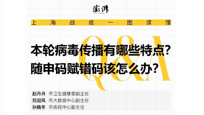 上海戰疫一圖讀懂｜本輪病毒傳播有哪些特點？隨申碼賦錯碼該怎么辦？