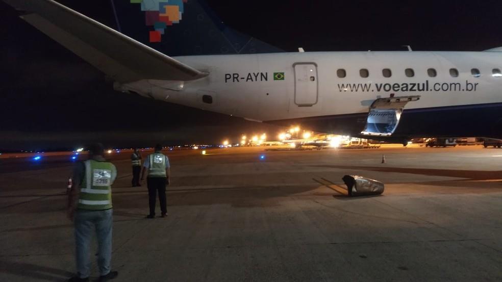 两架飞机在巴西一机场停机坪相撞，无人员伤亡