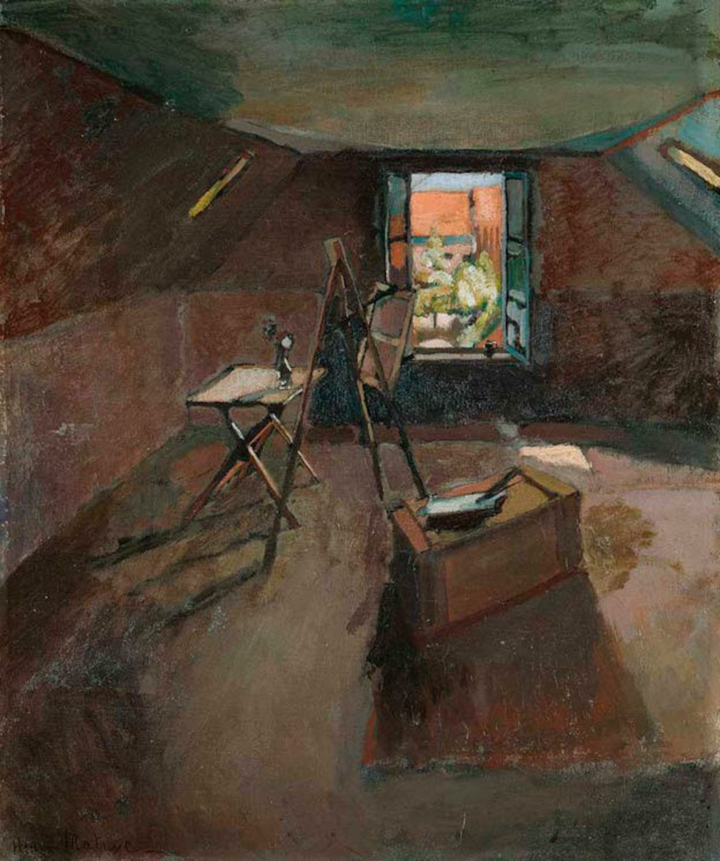 马蒂斯，《 屋檐下的责任室》，1903