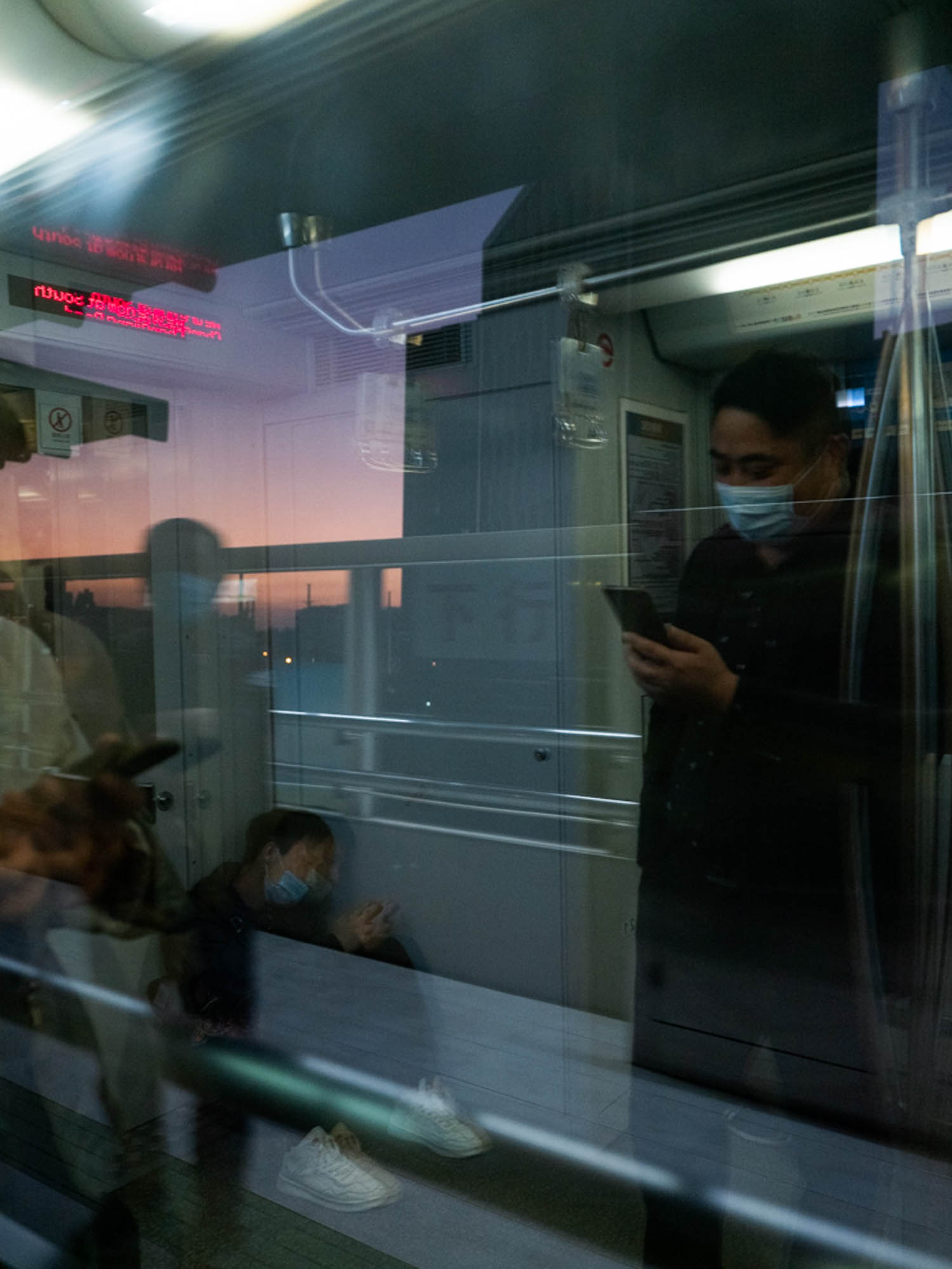 2020年10月，上海地铁。澎湃新闻记者 周平浪 图