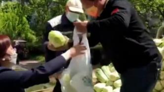 菜农夫妻20天为封控区居民免费送出1.8万斤蔬菜