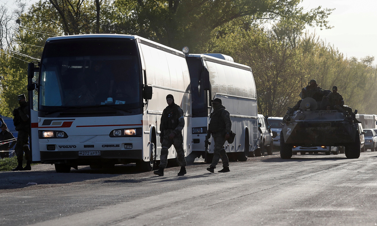 俄乌战争亚速钢铁厂平民撤离结束俄军摧毁欧美供乌武器