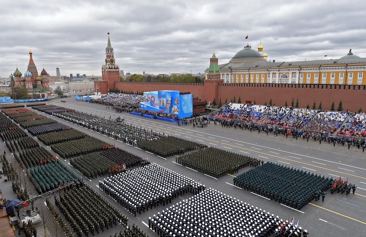 2021莫斯科红场阅兵图片