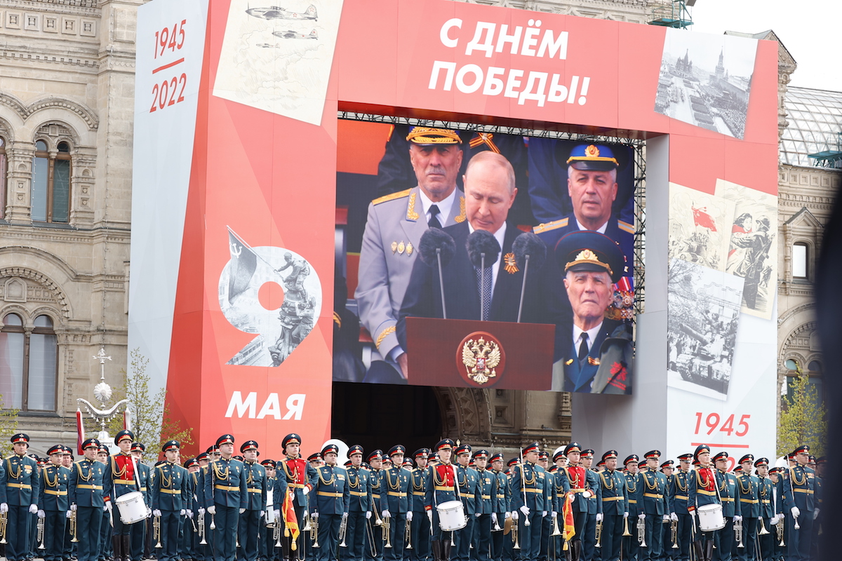 俄罗斯圣彼得堡举行胜利日阅兵