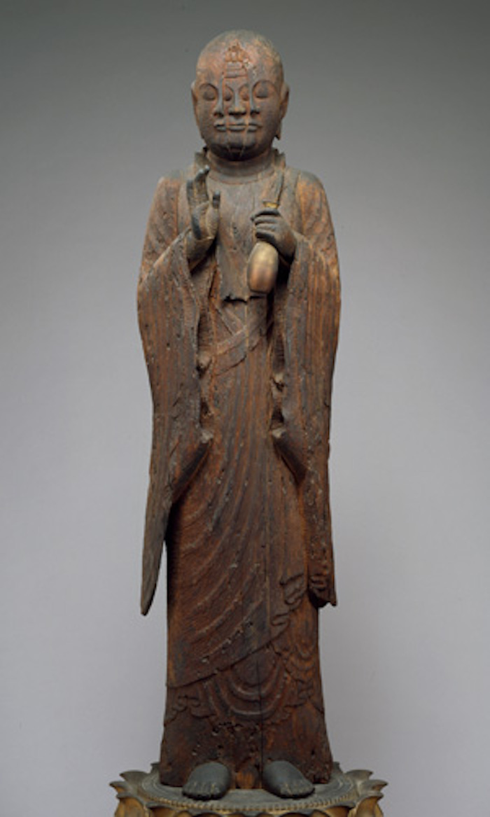 宝志沙门立像，吉祥时期（11世纪），京都・西往寺