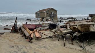 美国一“海景房”被卷入大海，管理方：灾害频繁易“塌房”