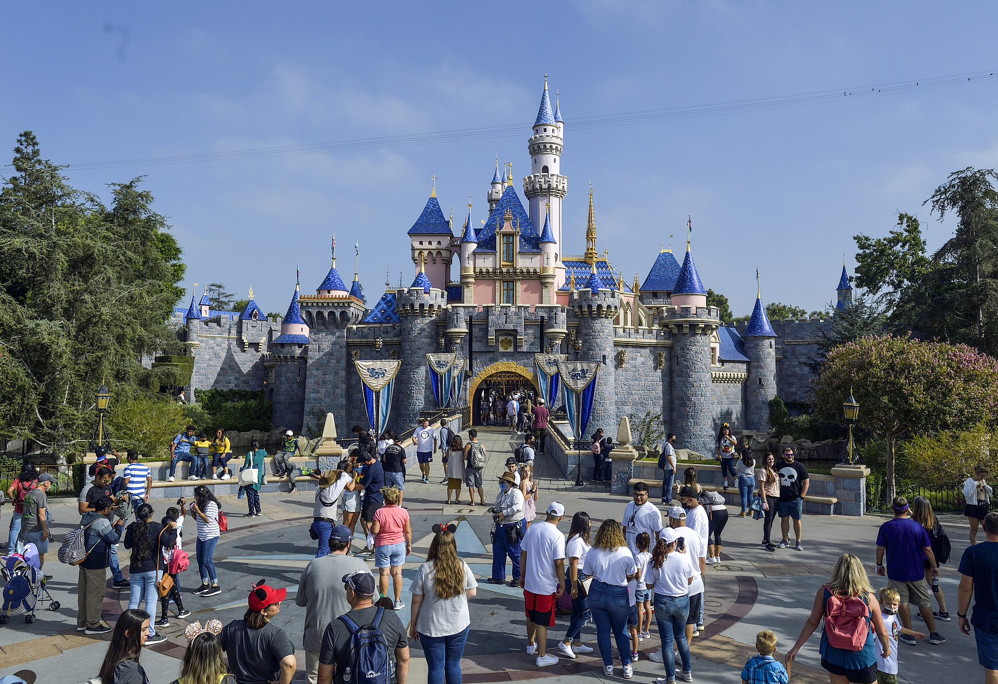 当地时间2021年9月3日，美国加州迪士尼乐园。