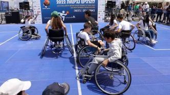 以色列青少年争相体验残疾人运动
