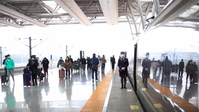 5月16日起，上海虹桥等车站逐步增加到发列车数量