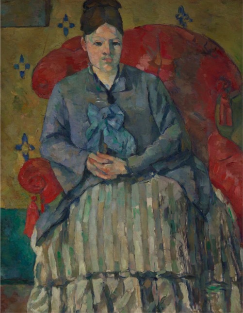 塞尚，《红色扶手椅》，1877年