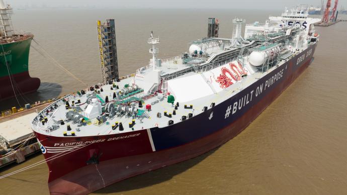 江南造船交付一艘超大型乙烷运输船，最大舱容9.9万立方米