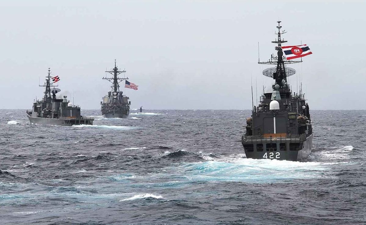 美国和东盟举行海上联合演习。