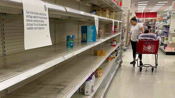 央媒：美政府面对奶粉短缺问题视而不见，却为乌克兰提供导弹