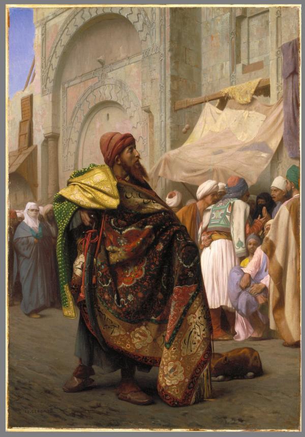 《开罗的地毯商人》，让-里奥·杰洛姆