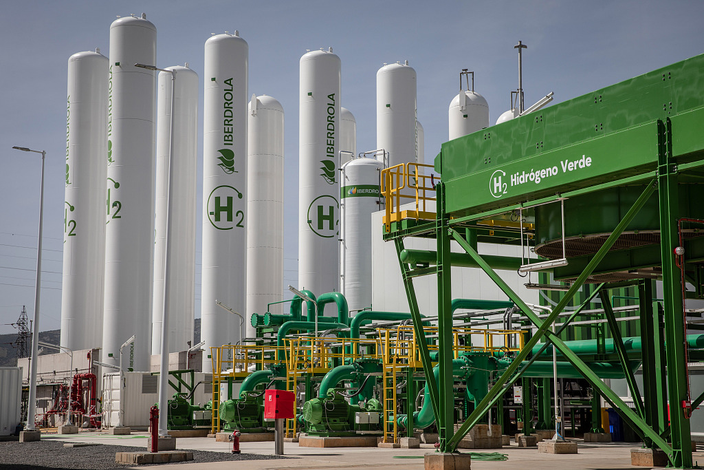 当地时间2022年5月19日，西班牙普埃托利亚诺，隶属于西班牙电力公司Iberdrola SA的Puertollano绿色氢气厂将成为欧洲最大的工业绿色氢生产基地。